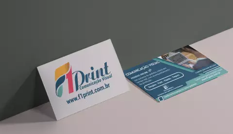 Cartão 45x80mm em Couchê Brilho 250g Verniz Total Brilho Frente 
